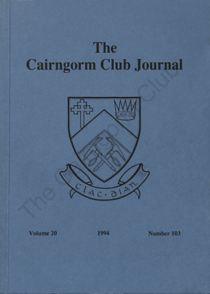 The Cairngorm Club Journal No 103 cover